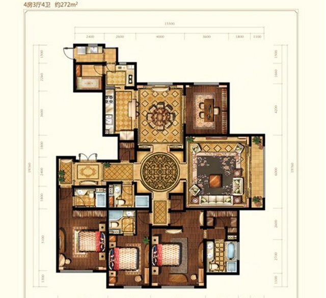 森林湖公馆主推52--133平住宅 均价4100