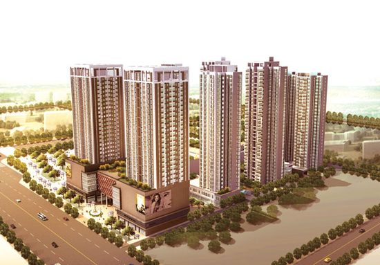 山西大学城工程进展顺利 上演楼盘对决