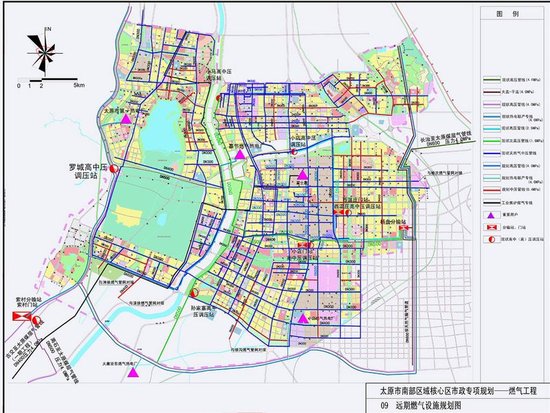 太原市南部区域核心区市政专项规划汇总