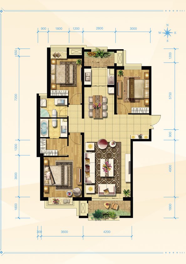 绿地塞纳公馆户型赏析