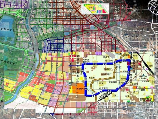 史上最详细:太原南部城市总体规划组图
