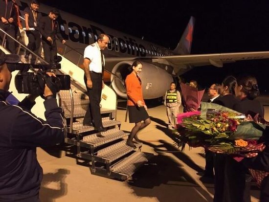 大同至越南岘港包机9月17日顺利起航 大大节约