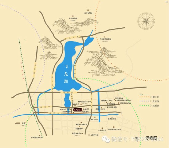 龙湖丽景踞台州路桥主城区西北,属于绿心飞龙湖生态区块,周边中国日