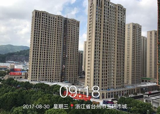 玉环华鸿项目已全面结顶 9月16日样板房开放