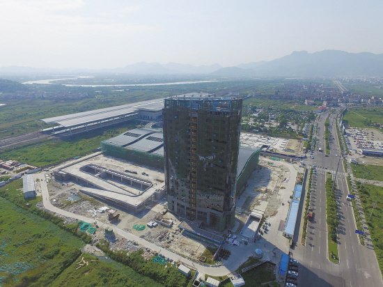 黄岩高铁新区建设中 规划用地面积864公顷_频