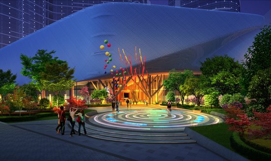 英冠水天城建成后将成为杭州未来城市中心