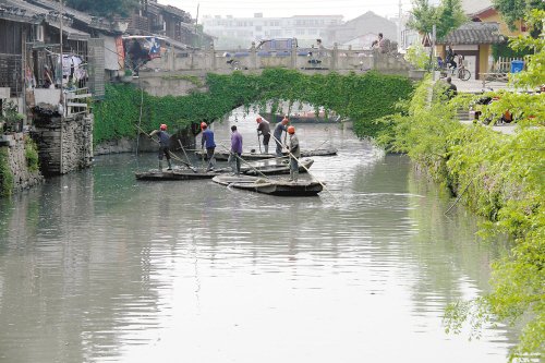 路桥合力推进五水共治头号工程_频道-台州