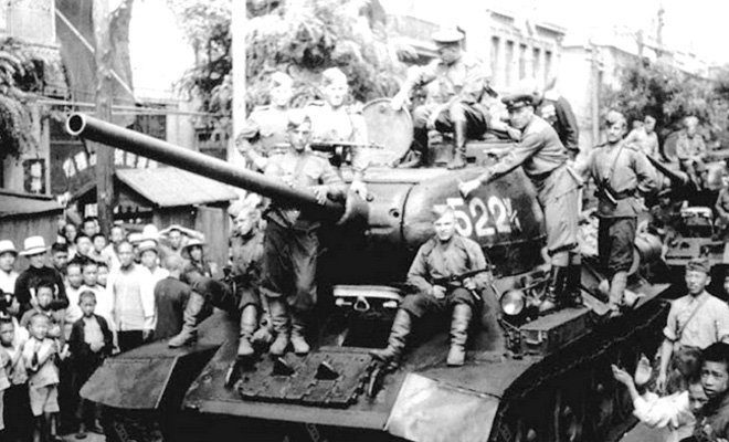 1945年8月,苏军进入大连 1945年8月,苏军进入大连