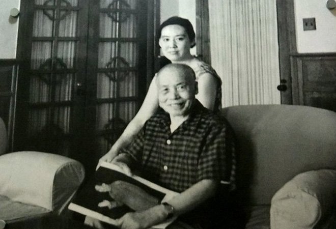 李宗仁和胡友松在家中合影 李宗仁和胡友松在家中合影