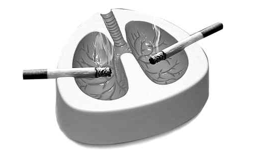 吸烟 肺癌 公益宣传画