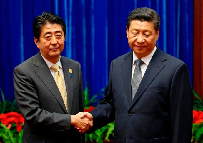 习近平会见安倍时的表情被官方媒体多维度解读 习近平会见安倍时的表情被官方媒体多维度解读