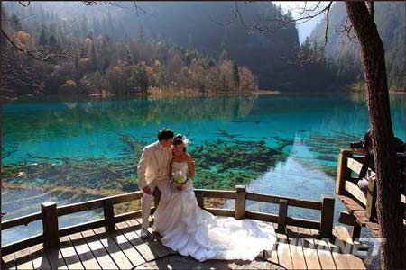 初冬九寨沟诗情画意_推荐线路_天气