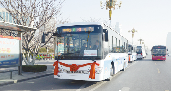 绿色公交免费直通潍坊滨海 全程不到一个半小