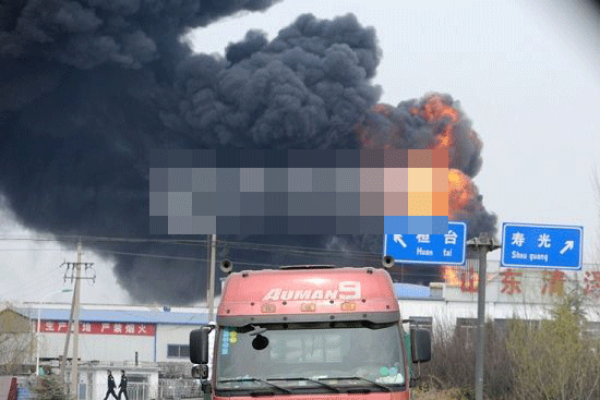 山东青州工业园区油罐爆炸1人重伤