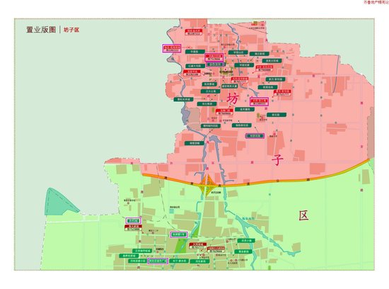 潍坊市坊子区区划图; 坊子区片区示意图:★坊子区:2个片区(示意图);
图片