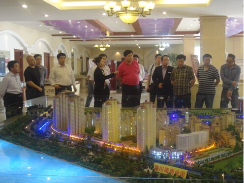 市领导视察滨海香醍湾 滨海将成为潍坊重点发