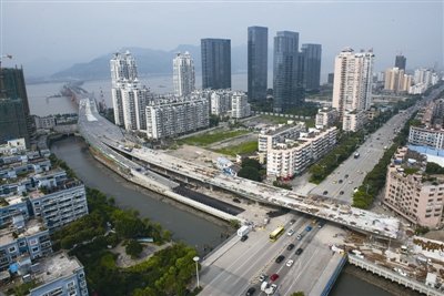 过桥仅需4分钟 市区江滨路到永嘉黄田10分钟