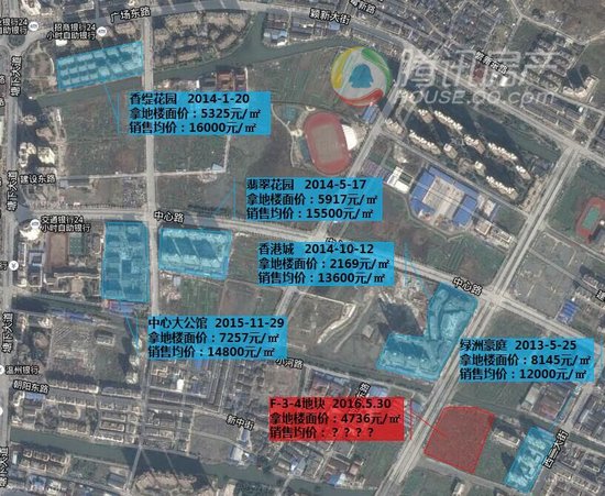 侃房哥第14期:楼面价从7257元\/㎡到4734元\/㎡