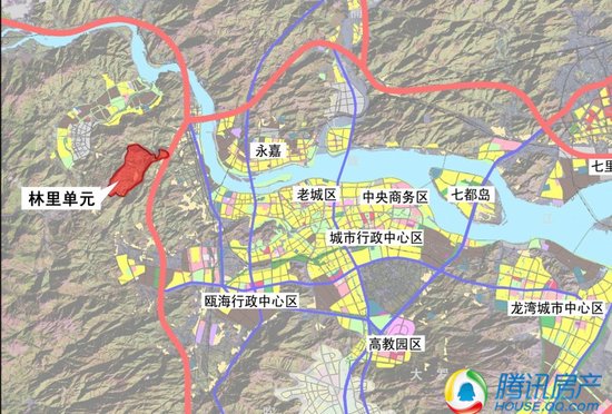 新政下温州首宗土地摘牌 世和生态城4亿拿…  林里片区是我市规划建设