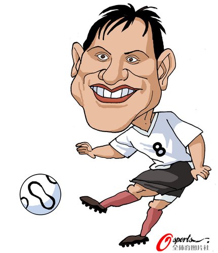 漫画：世界杯球星脸谱 兰帕德