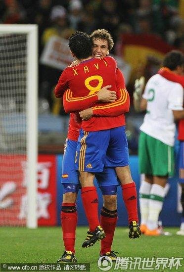 2010世界杯1/8决赛：西班牙1-0葡萄牙
