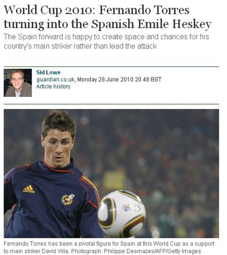 西班牙中锋已成赫斯基? 托雷斯:我不需进球_2