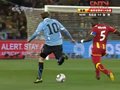 视频：弗兰角球直吊门前 加纳后卫解围险乌龙