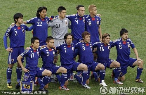 图文:巴拉圭vs日本 日本队首发阵容_2010南非