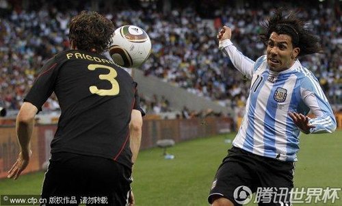 2010世界杯1/4决赛：德国4-0大胜阿根廷
