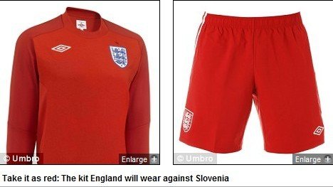 英格兰末轮<em>穿红短裤</em>祈好运 48年前着此装晋级