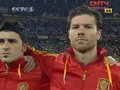 视频：西班牙国歌奏响 艺术足球迎来最硬试金石