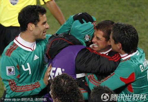 图文:法国0-2墨西哥 墨西哥进球出现有望_世界