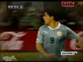 视频：乌拉圭锋线双煞 福兰苏亚雷斯势不能挡