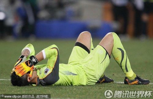 图文:瑞士0-0洪都拉斯 门将哭了_世界杯图片