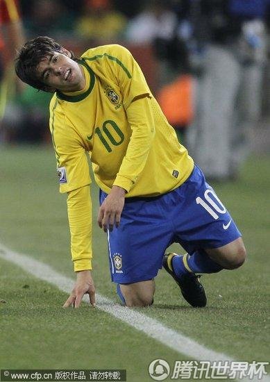 2010世界杯小组赛G组次轮：巴西3-1科特迪瓦