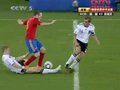 视频：德国西班牙50-55分钟 比利亚射门偏出