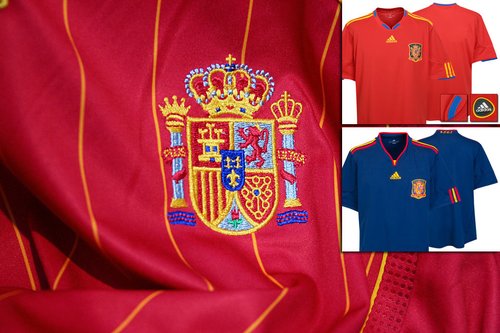 西班牙国家队球衣--复古简洁优雅