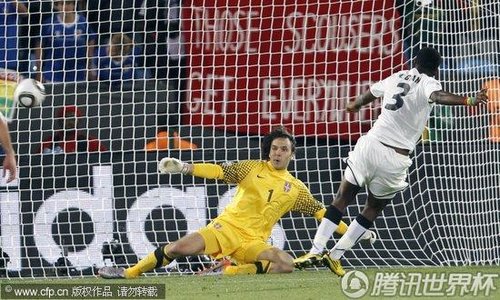 图文:塞尔维亚0-1加纳 吉安射门回放(5)_世界杯