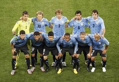 图文:A组法国VS乌拉圭 乌拉圭队首发_2010南非世界杯