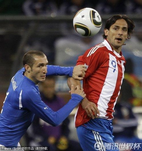 图文:意大利vs巴拉圭 圣克鲁兹遭严防_世界杯图