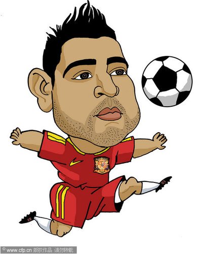 漫画:世界杯球星脸谱 哈唯