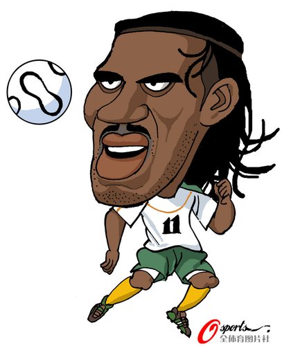 漫画:世界杯球星脸谱 德罗巴