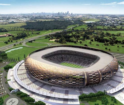 决赛球场建设超支1.3亿 9万座位令南非自豪