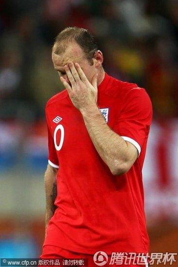 图文:英格兰1-0斯洛文尼亚 鲁尼哭泣_世界杯图