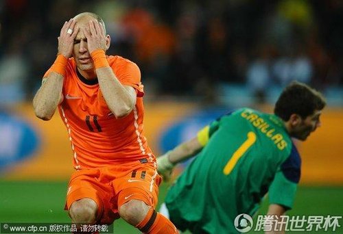 2010世界杯决赛:荷兰Vs西班牙