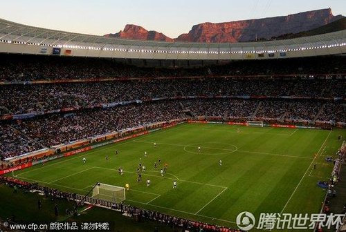 图文:德国4-0阿根廷 俯视图_2010南非世界杯
