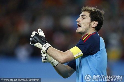 图文:西班牙1-0德国 西班牙队守门员卡西_201