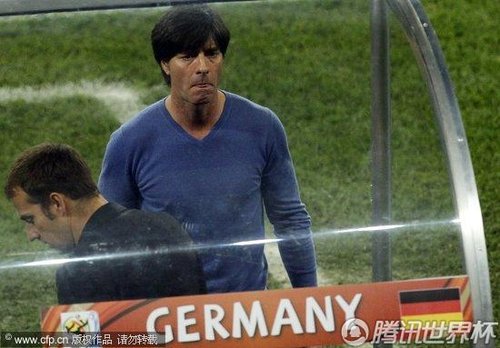 图文:西班牙1-0德国 德国队主教练勒夫