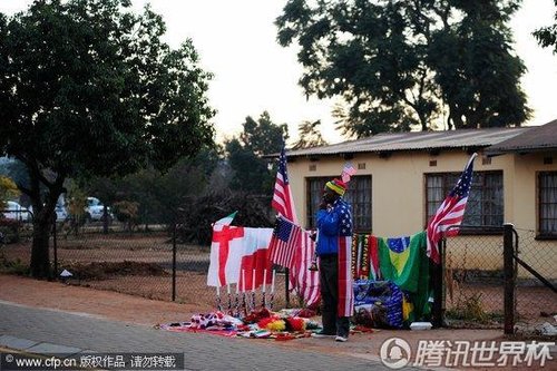 图文:美国VS加纳 球迷激情助威(94)_世界杯图