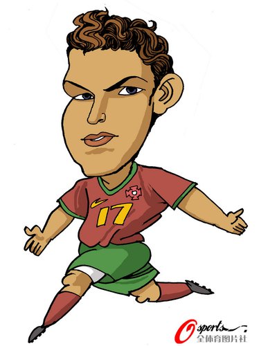 漫画:世界杯球星脸谱 克里斯蒂亚诺·罗纳尔多